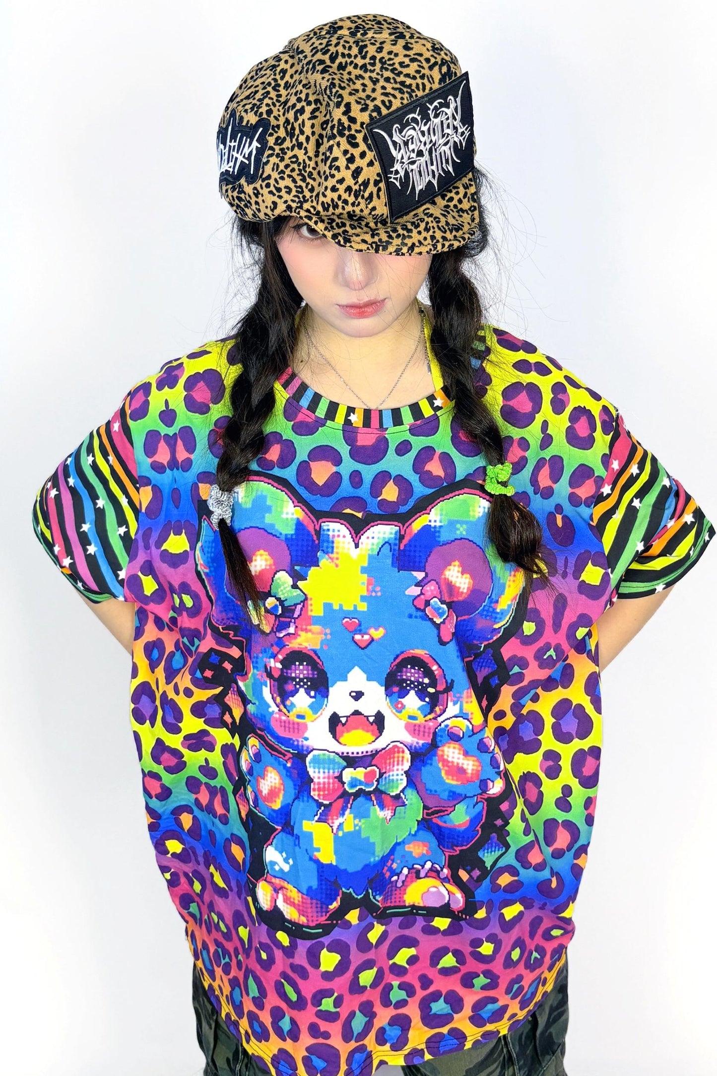 Leopard Clouds Octagonal Hat