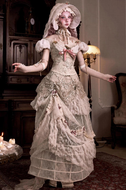 Eros Poetry Vintage One-Shoulder Mesh Top