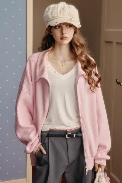 Embroidered Knitted Sweater