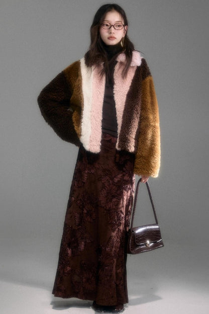 Castle Vine Velvet Skirt