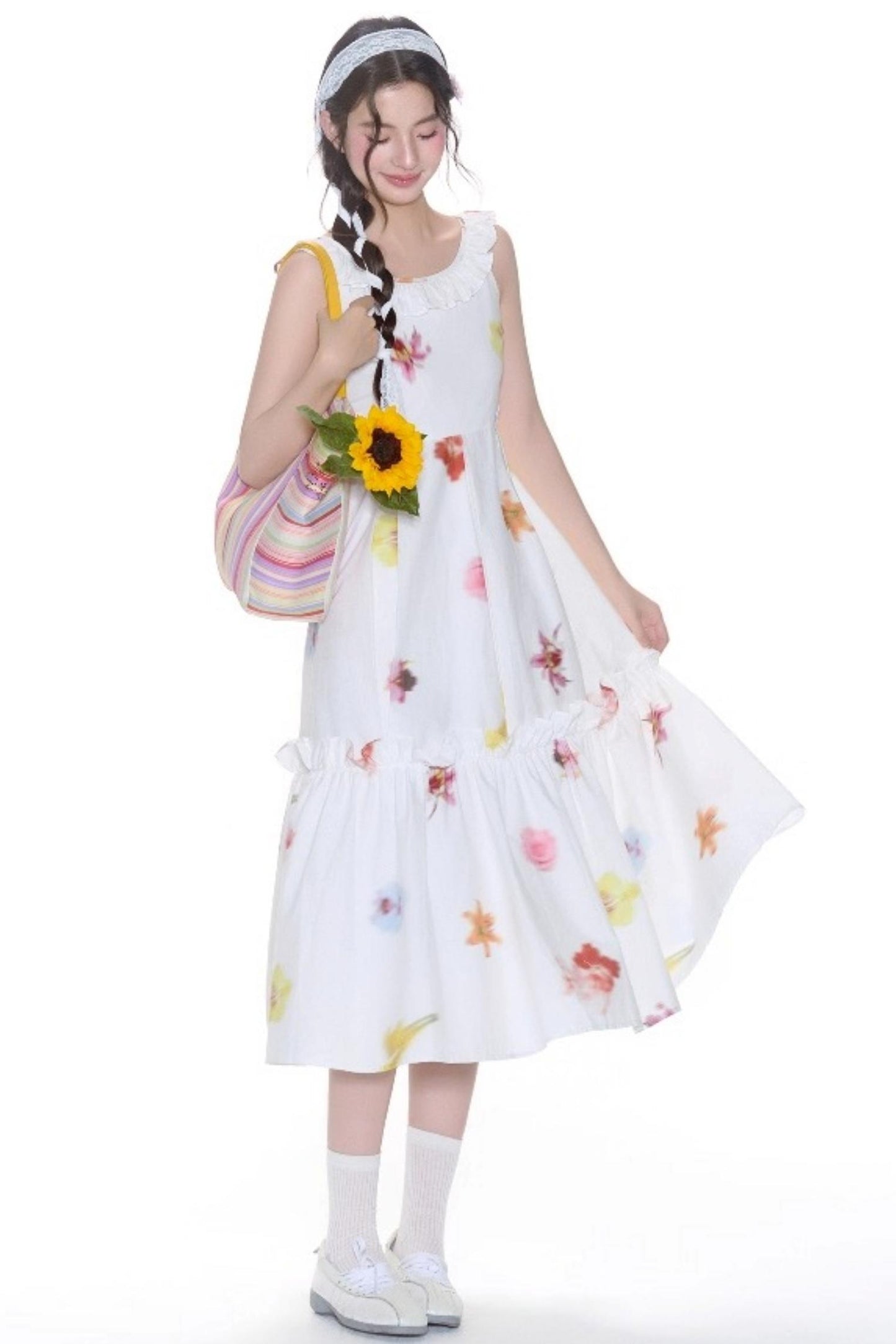 Floral Fairy A-Line Dress