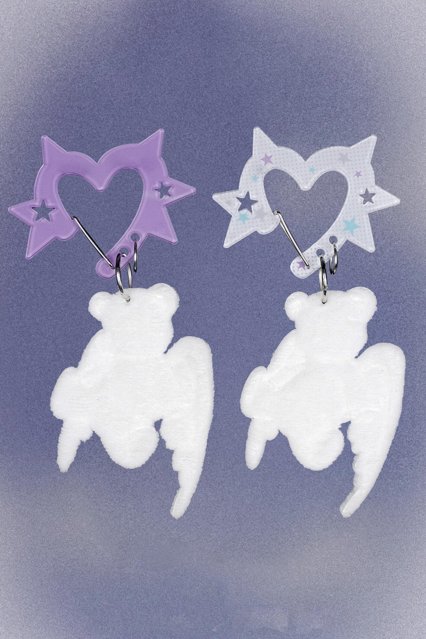 Fighting Spirit Suede Bear Bag Pendant