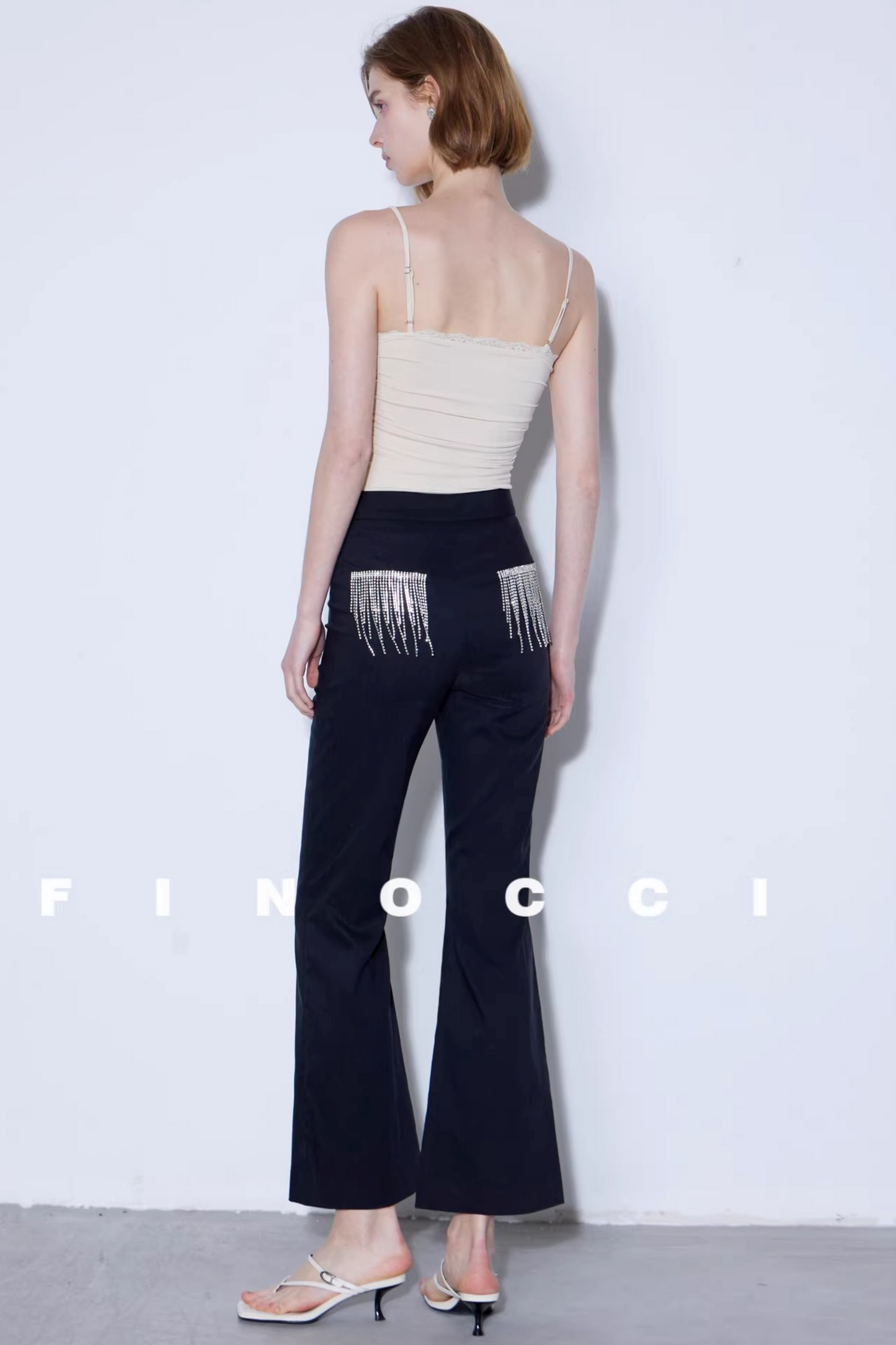 Tencel Linen Flared Pants