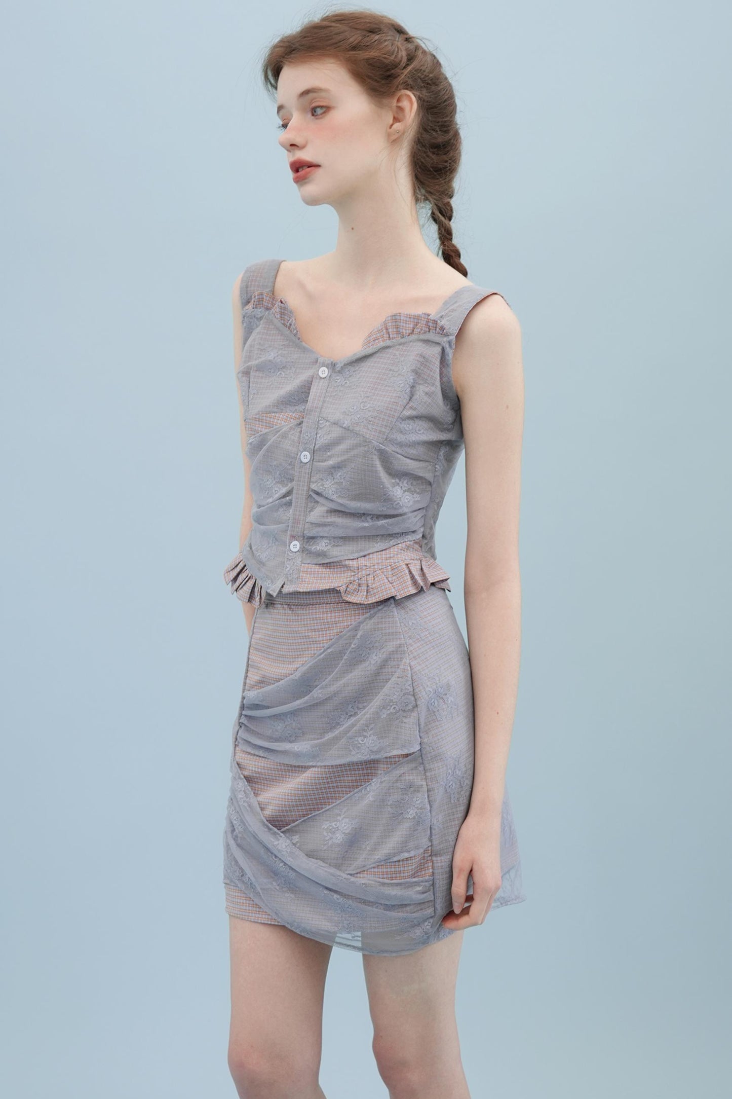 Sweet Camisole Skirt Set-Up