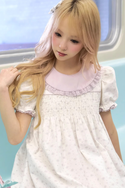 Light Purple Floral Princess Dress