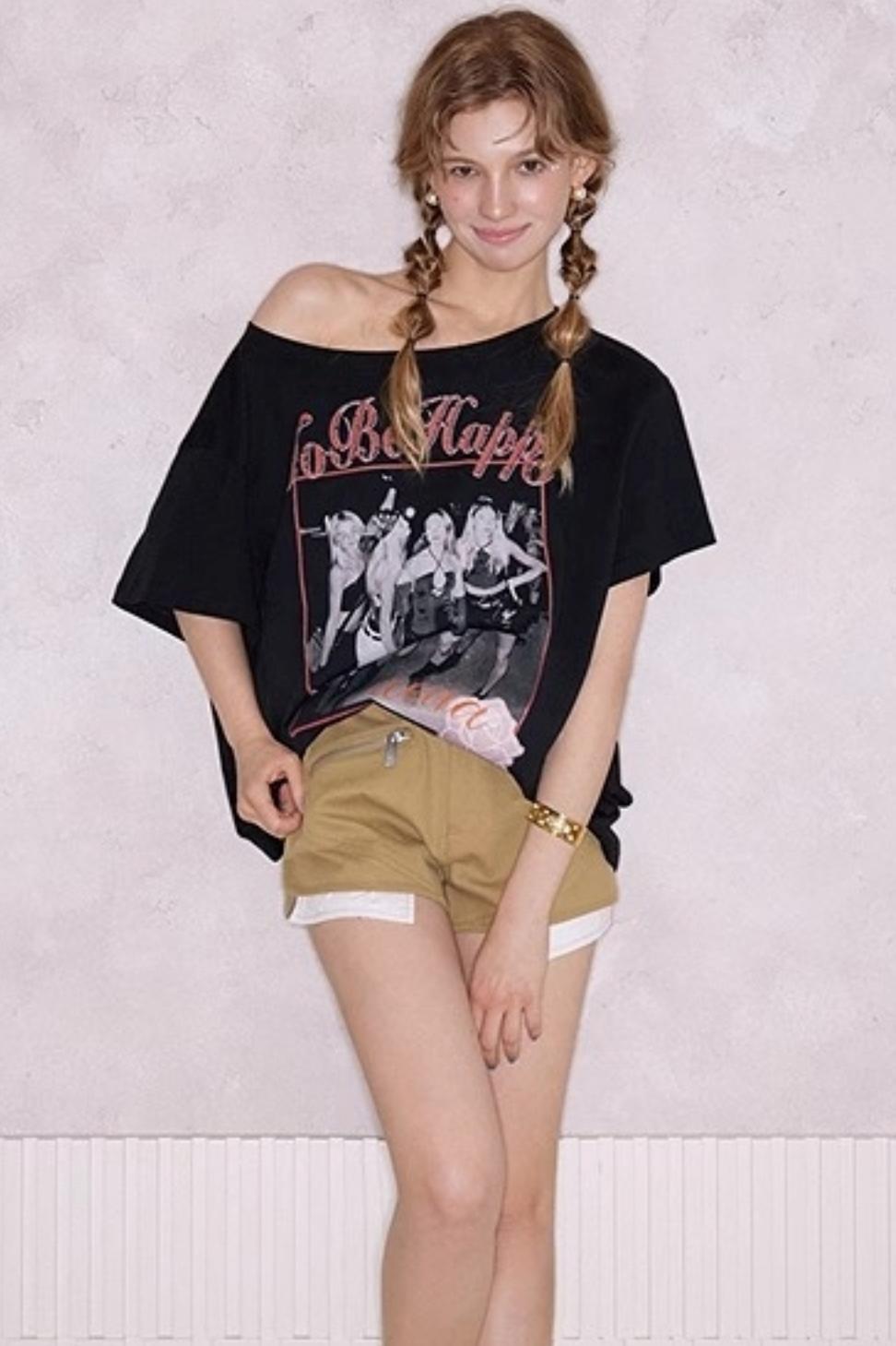 Retro A-Line Side Split Shorts