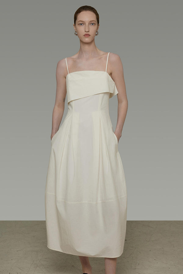 Flipped Neckline Dress