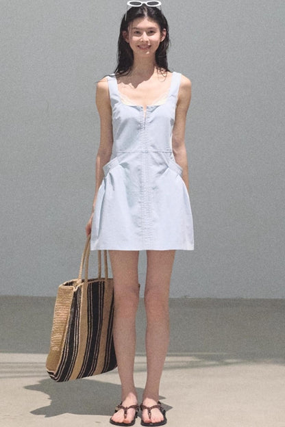 Clear Blue Sky Denim Dress