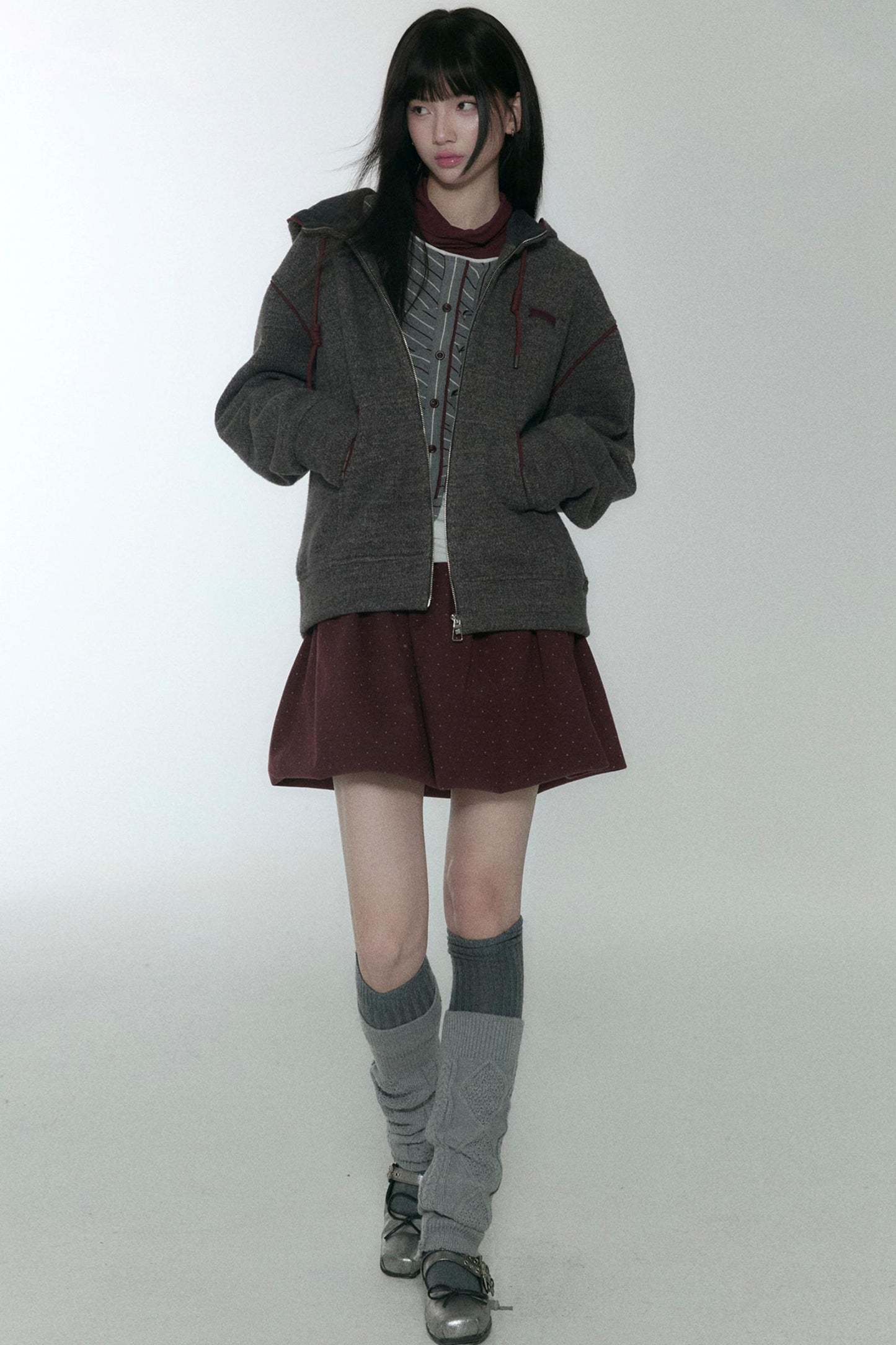 Layered Stripe Long Sleeve Top