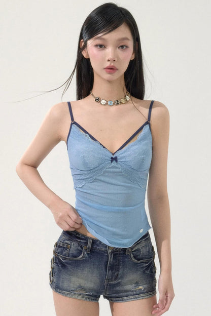 Vintage Distressed Denim Shorts