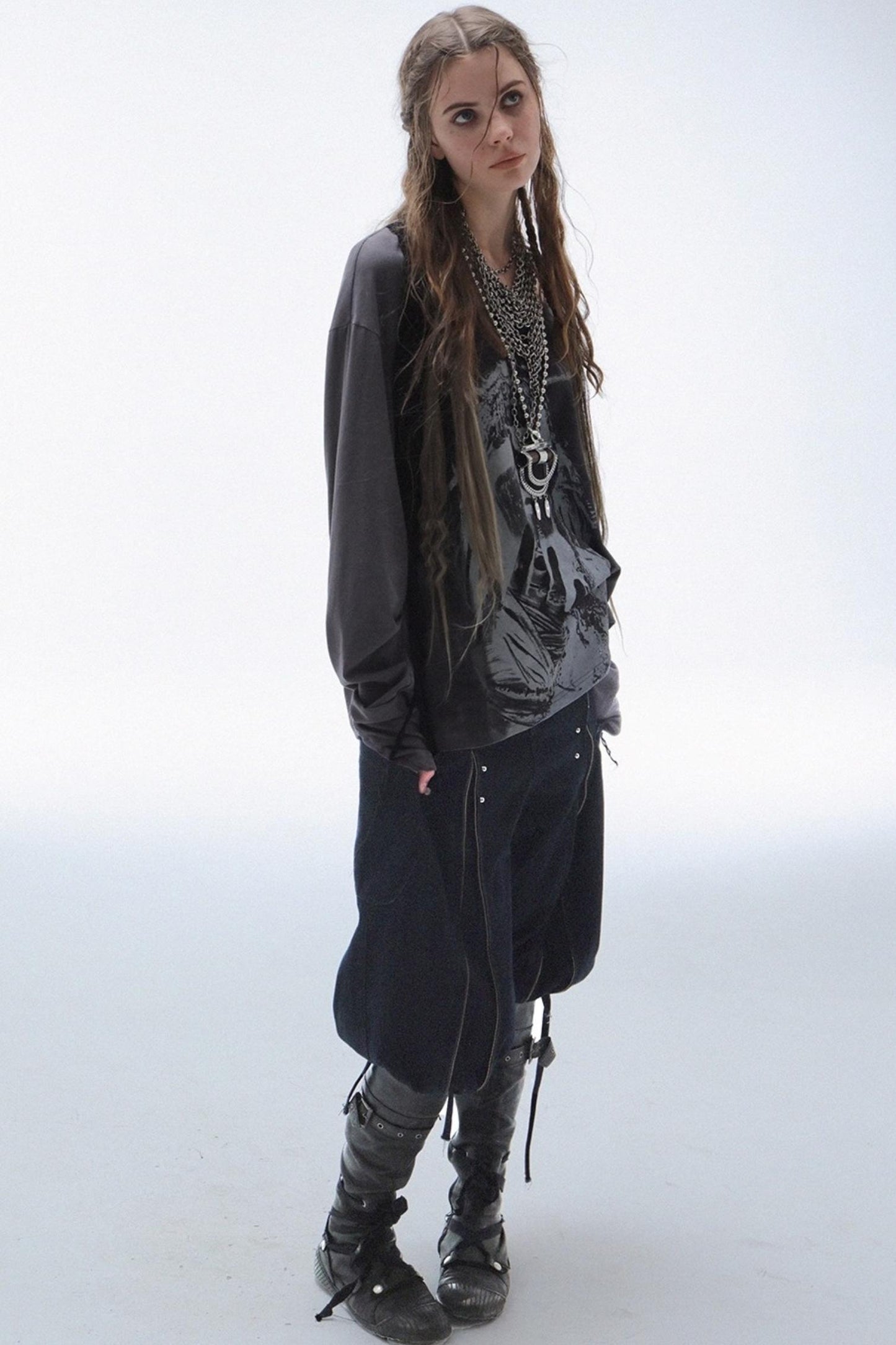 Distressed Harlem Equestrian Pants