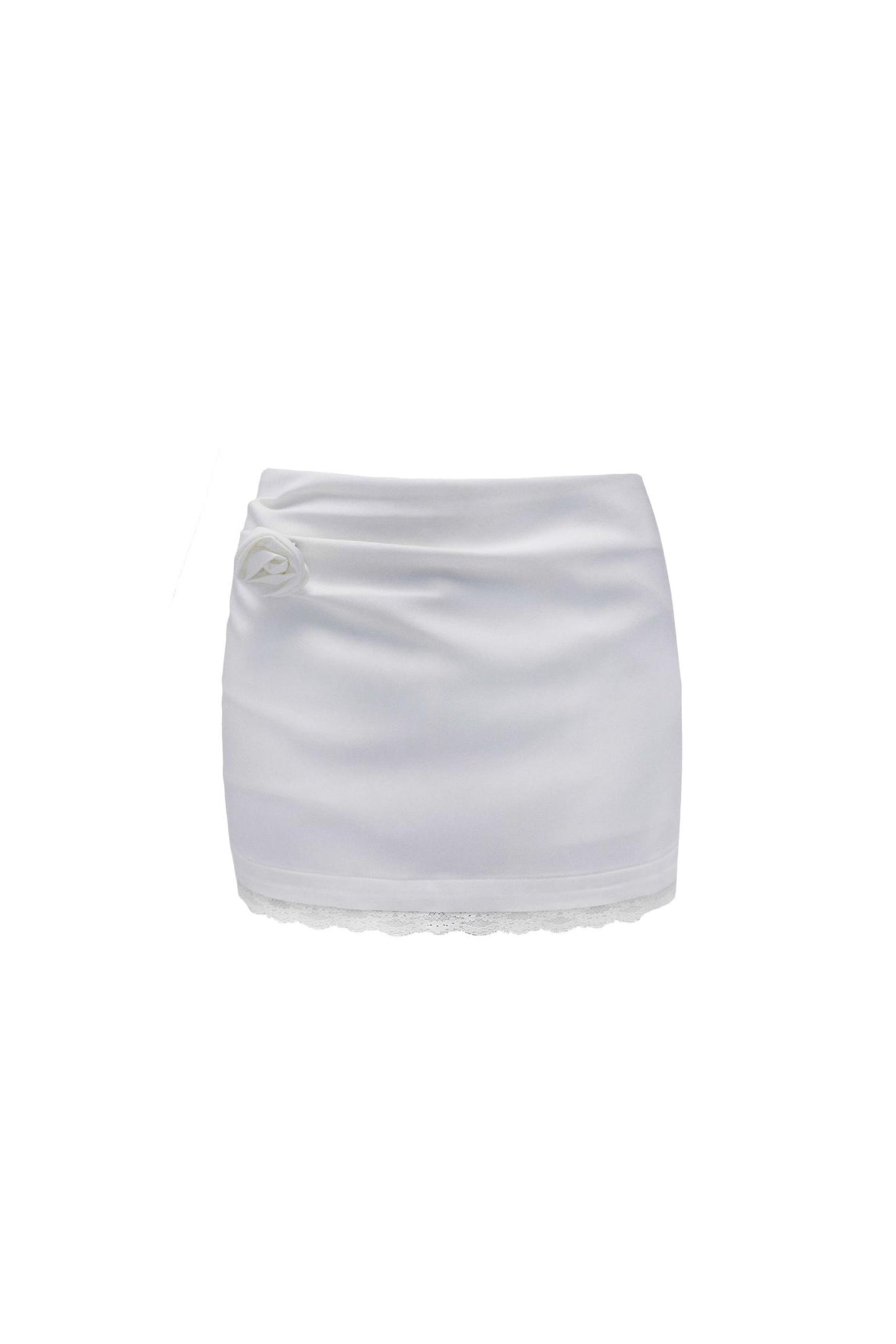 Lace Slash One-Shoulder Spring Skirt Set-Up