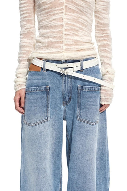 Flexible Cowhide Belt