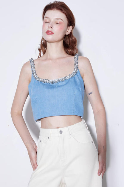 Luxury Denim Undershirt