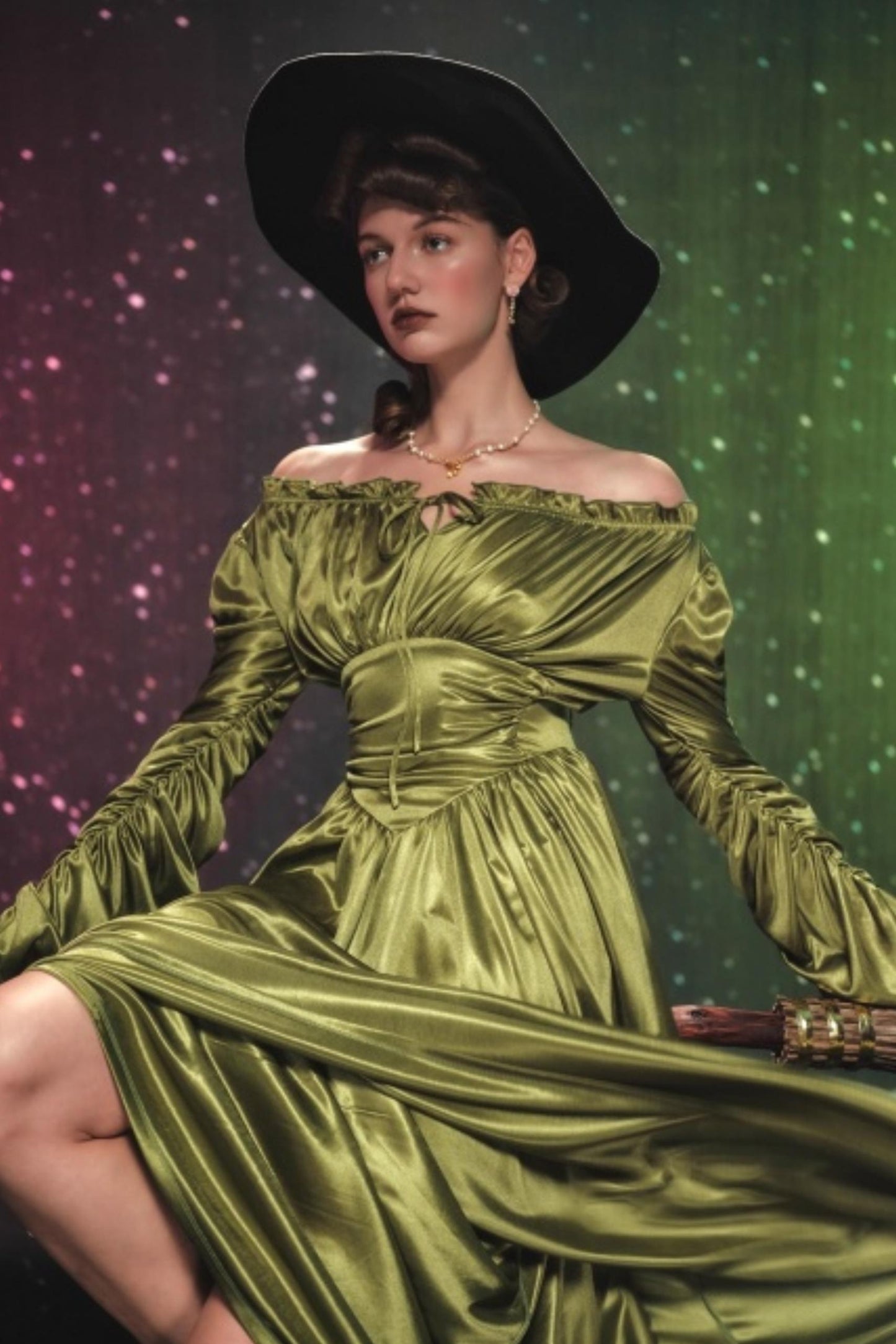 Lacemade Parthenon Satin Dress