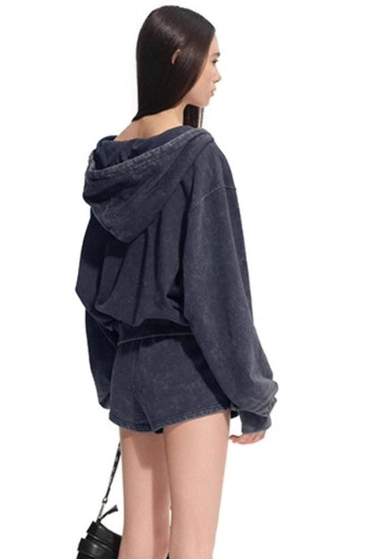 Volcano Hooded Denim Jacket