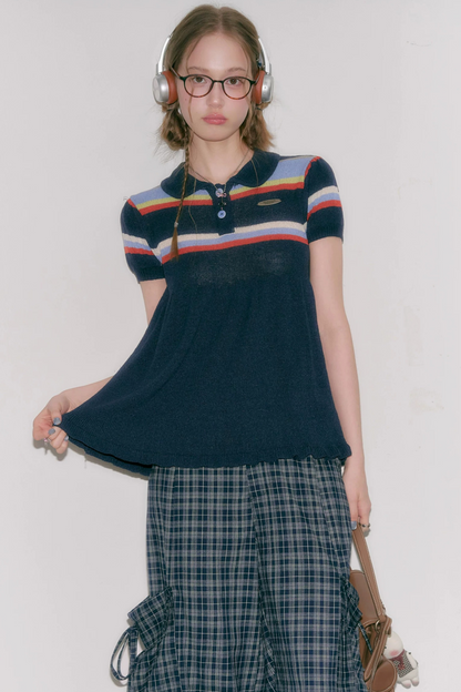 Dream Rainbow Knitted T-Shirt