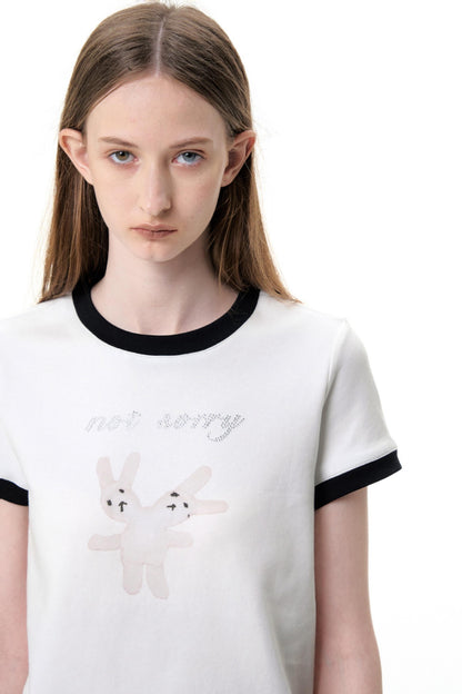 Bunny Rhinestone Tee