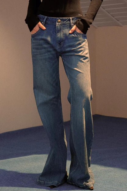 Vintage Star Patch Denim Pants