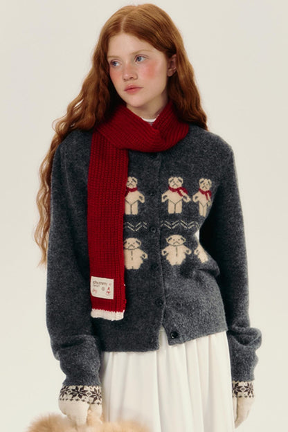 Winter Bear Sweater Coat