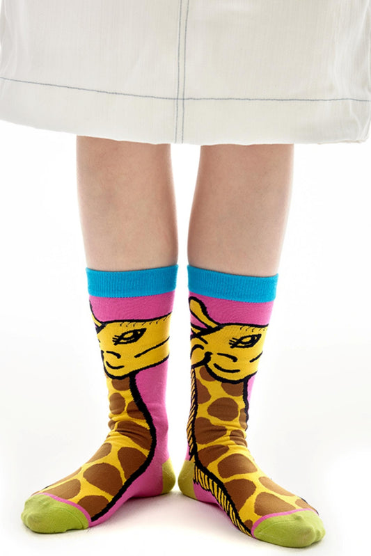 Style Giraffe Pattern Socks