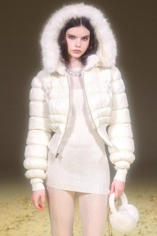 Reversible Faux Fur Winter Coat