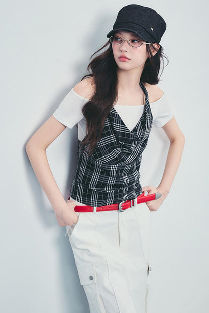 Lace Accent Drape Pants