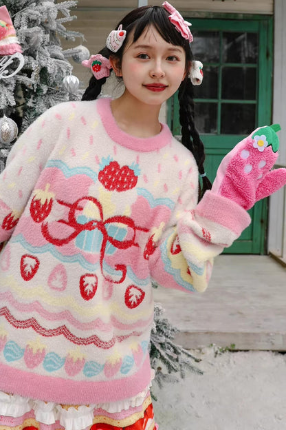 Strawberry Mink Sweater