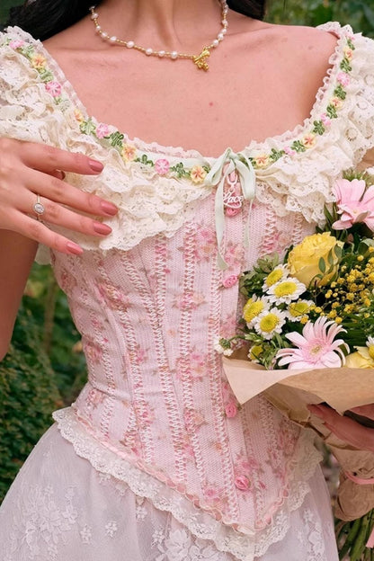 French Floral Corset