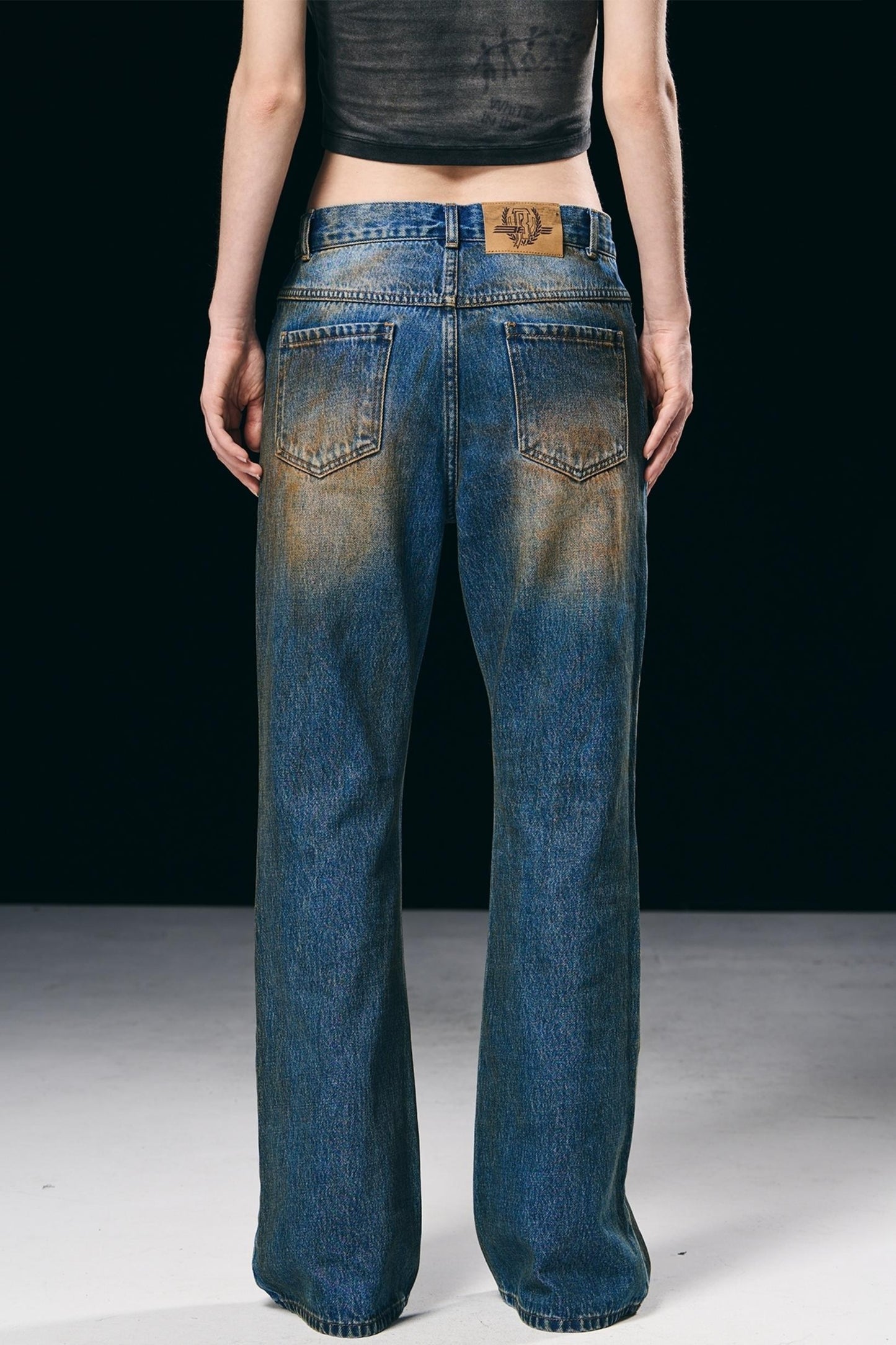 Distressed Denim Jeans