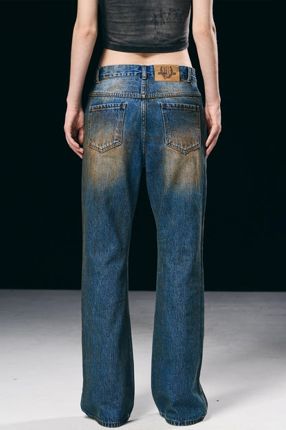 Distressed Denim Jeans