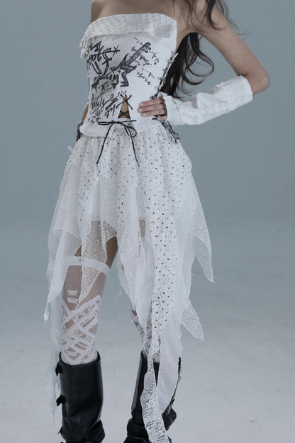 Nightmare Endgame Y2K Skirt