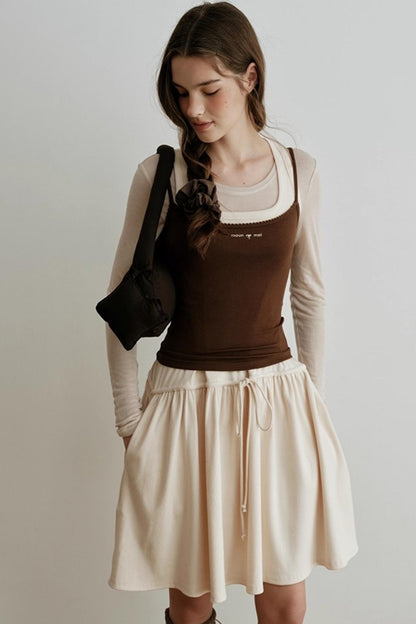 Floral Embroidered Knit Dress