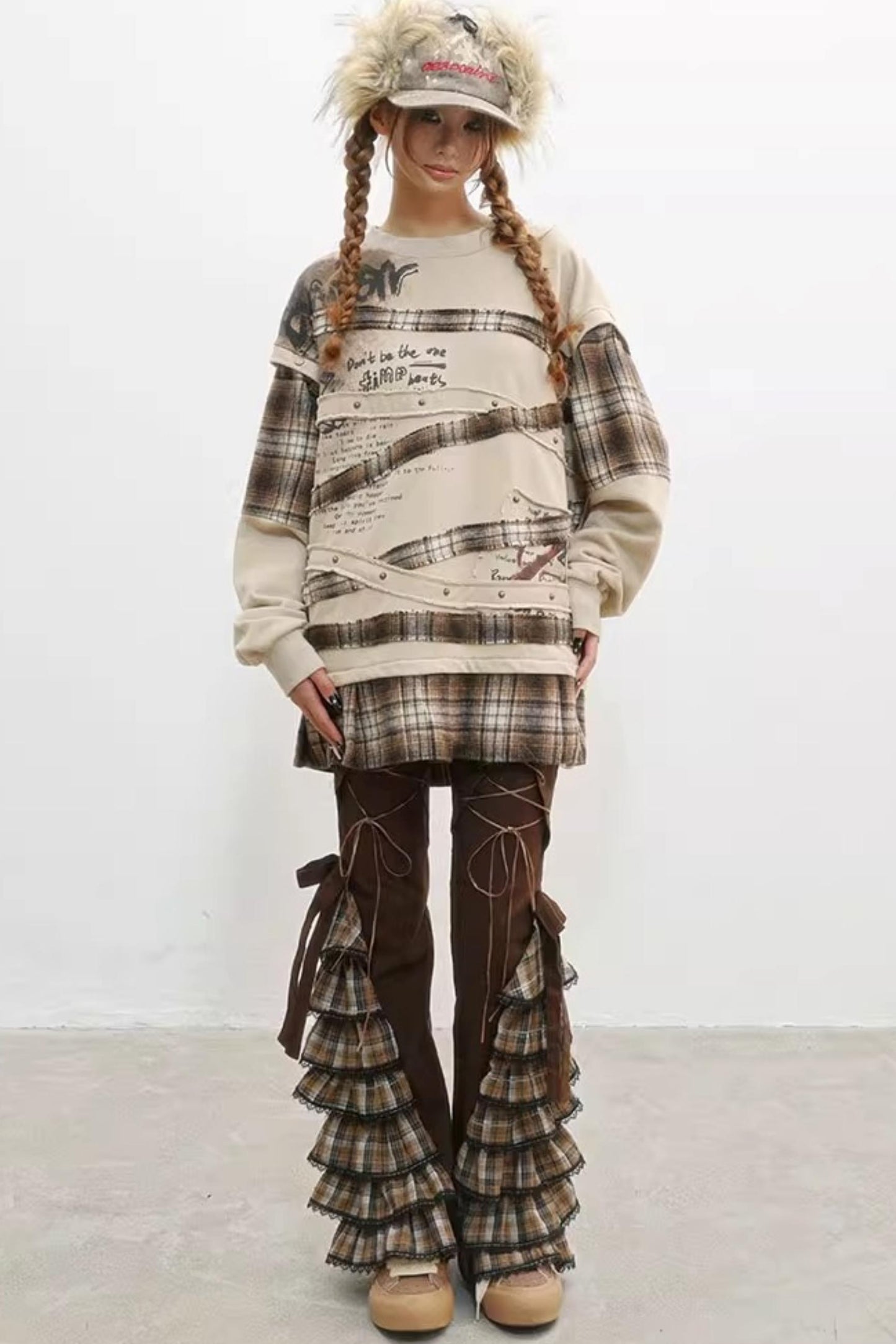 Paradise Wasteland Style Print Sweatshirt