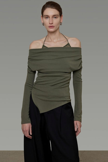 Autumn Knitted versatile high-end Top