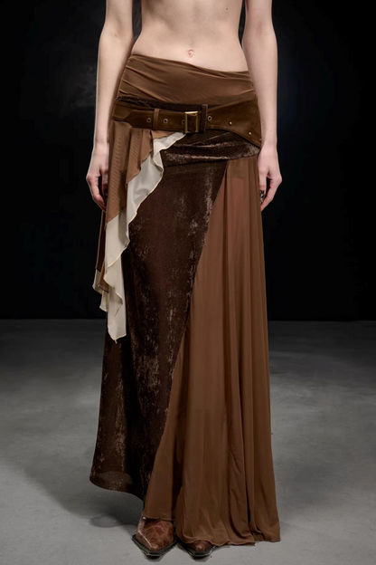 Chiffon Spliced Waist Cincher