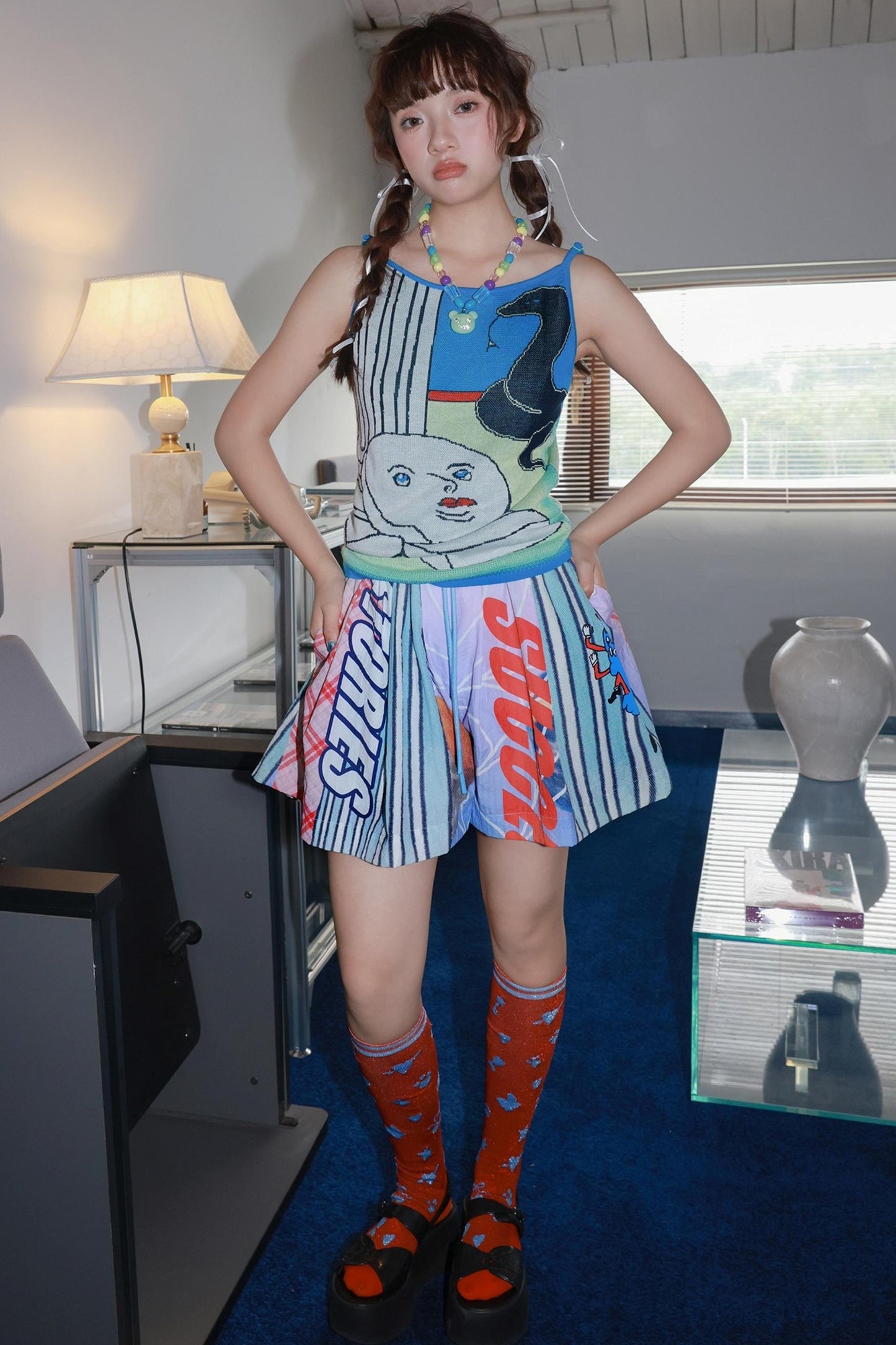 Blue Stonehenge Knit Sling