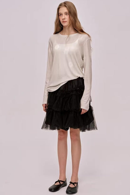 Lyocell Merino Wool Blend Sweater
