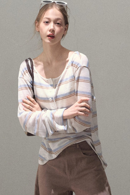 Stripe Knit Sweater