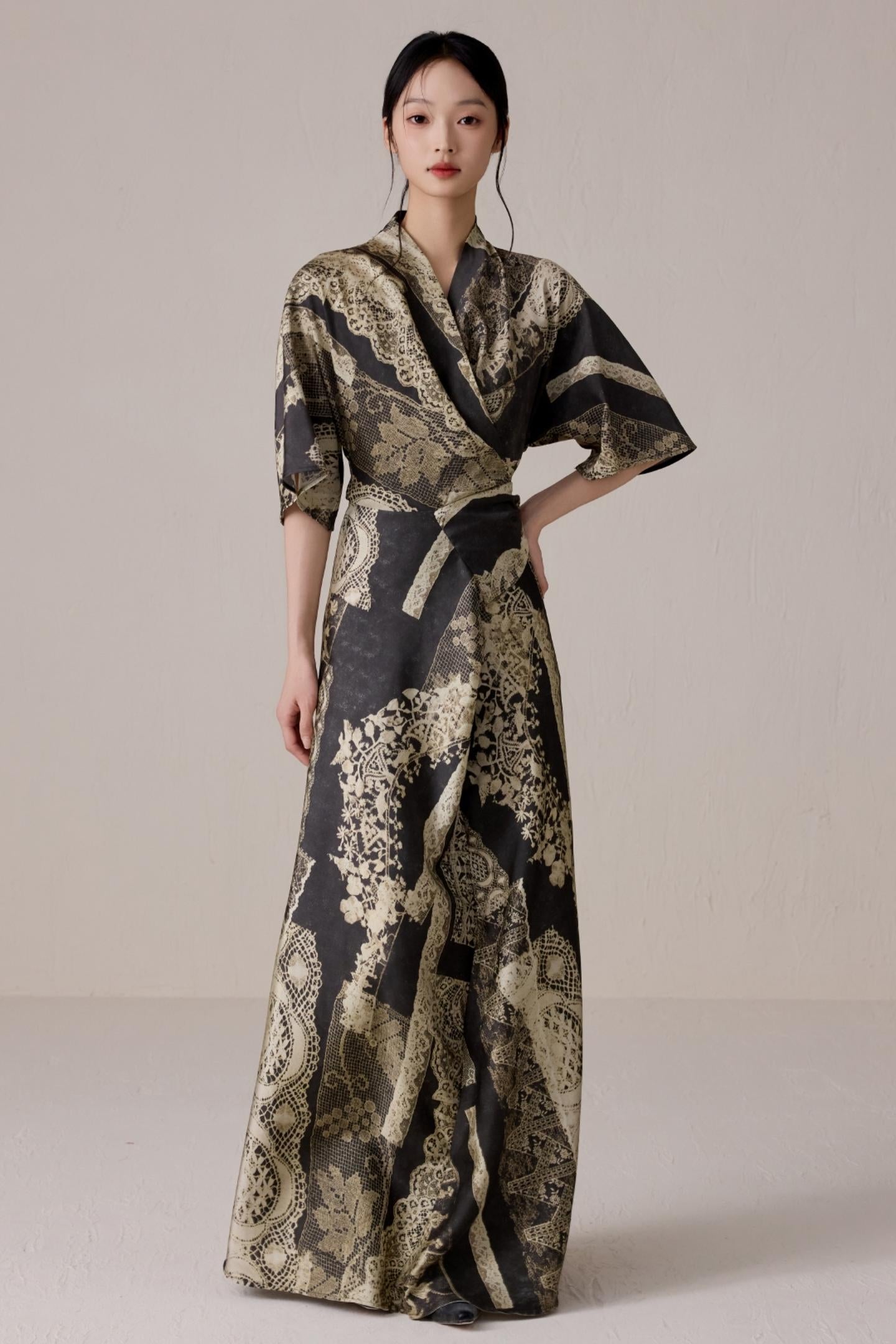 Ethnic Elegance Maxi Dress