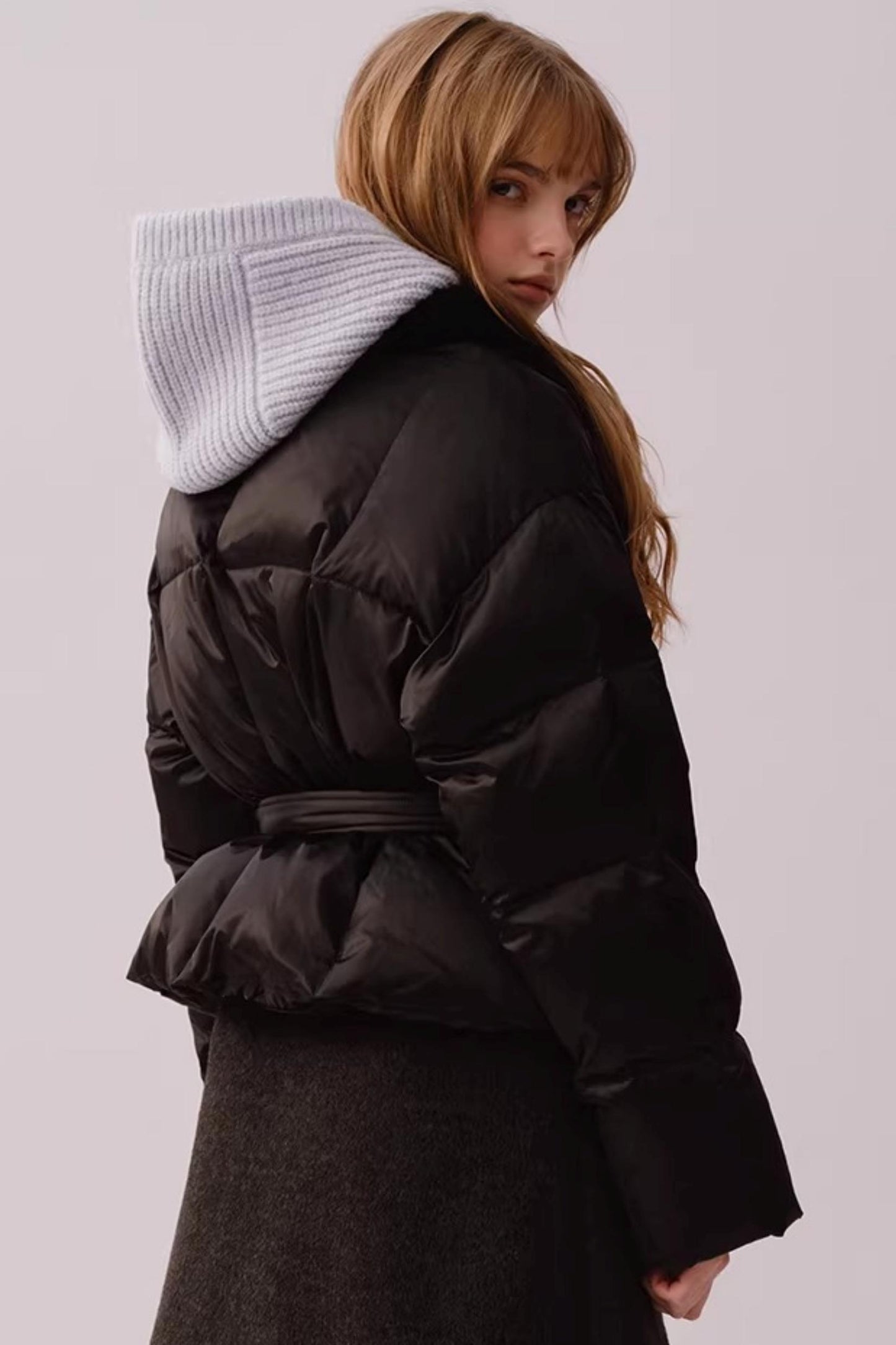 Sheep Wool Knit Balaclava