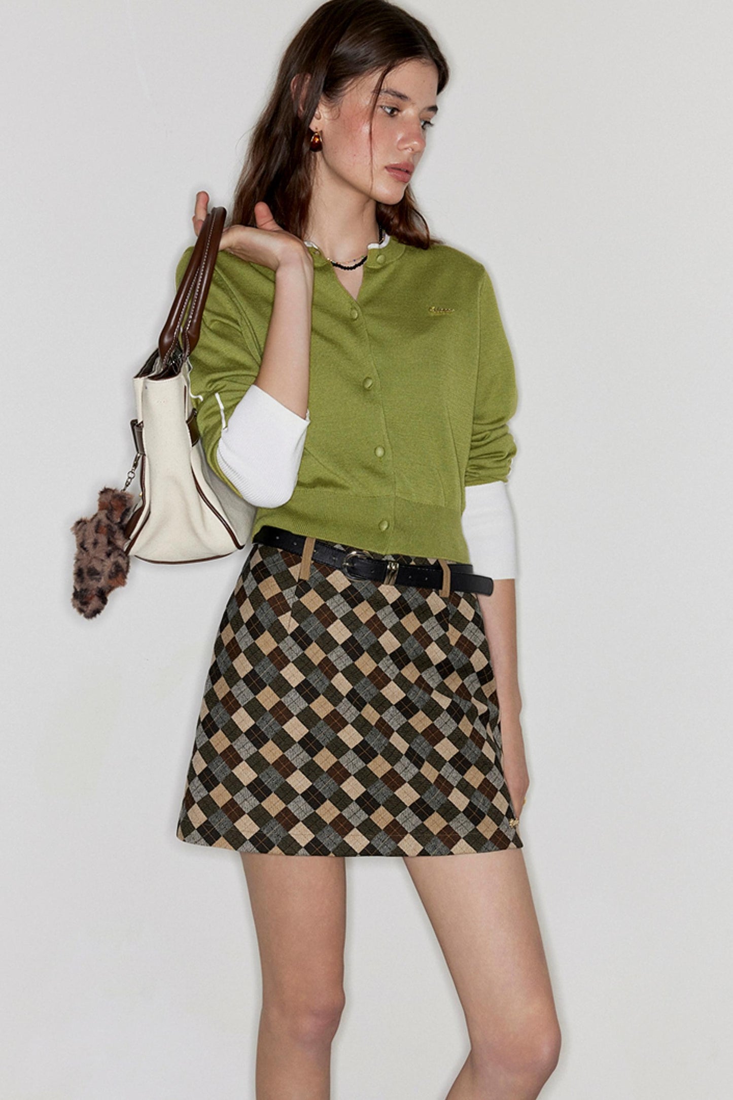 Wool Slim Fit Knit Top