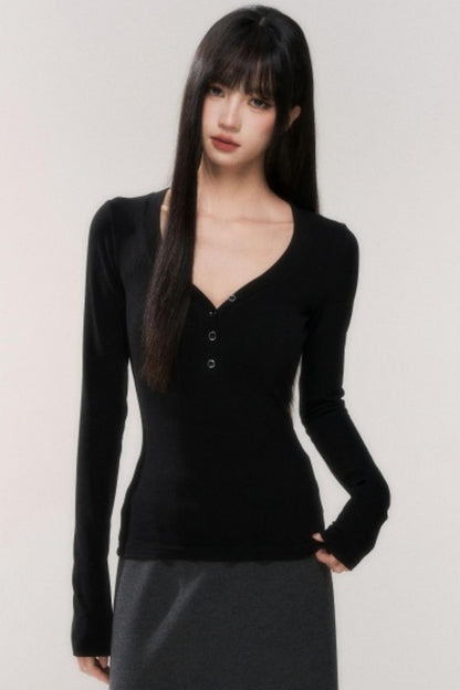 Knitted Waist-Cinching Top