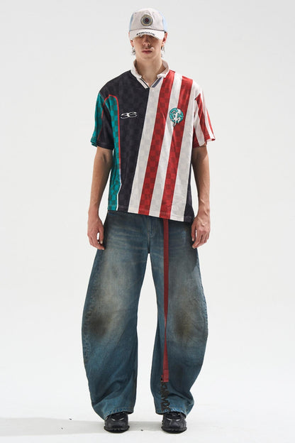 Digital Jersey Polo Top