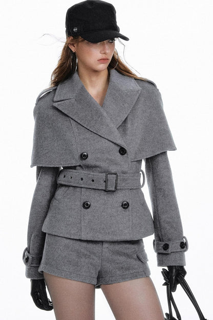 British Woolen Jacket With Shorts Set-Up