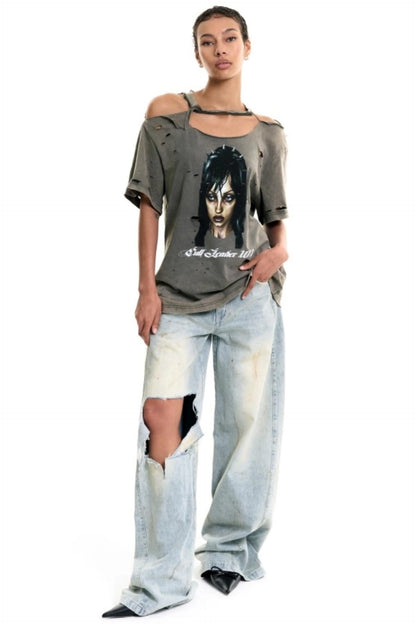 Denim Light Blue Trousers