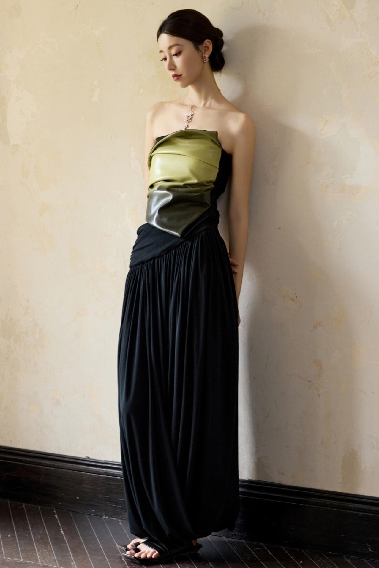 Moonlit Black Knit Skirt