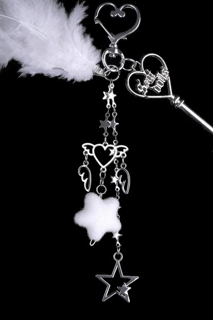 Angel Feather Key Pendant