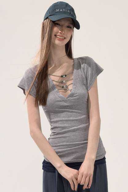 Pure Desire Beaded Top