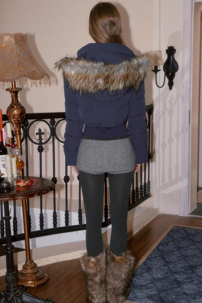 Knitted Shorts Leggings